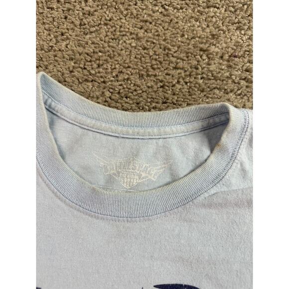 US Navy Shirt Mens Large Blue Steel Beach Party Battlespace 762 Design FLAW - Picture 5 of 12